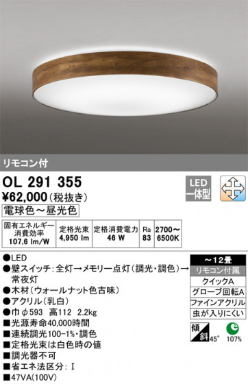 ODELIC ǥå 󥰥饤 OL291355 ᥤ̿