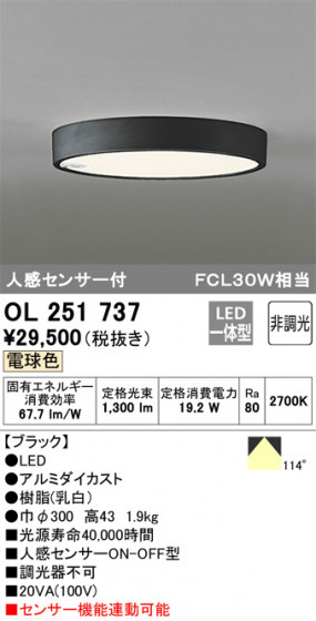 ODELIC ǥå 󥰥饤 OL251737 ᥤ̿