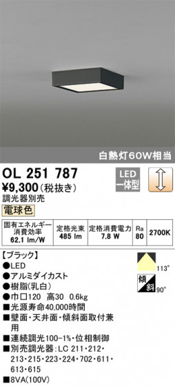 ODELIC ǥå 󥰥饤 OL251787 ᥤ̿
