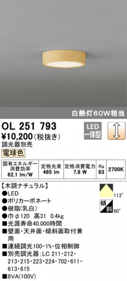 ODELIC ǥå 󥰥饤 OL251793 ᥤ̿