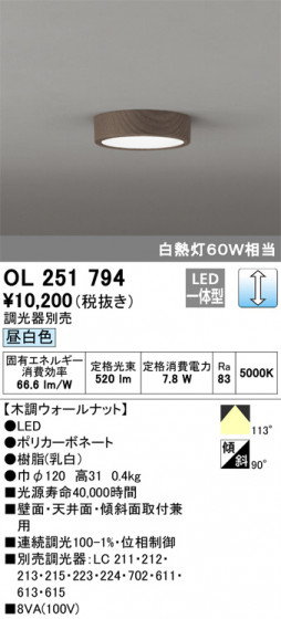 ODELIC ǥå 󥰥饤 OL251794 ᥤ̿