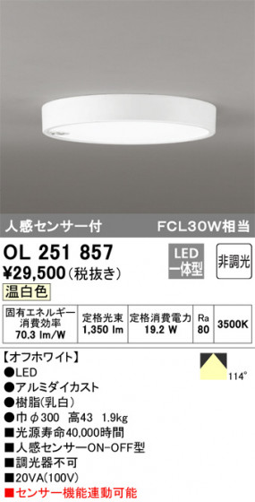 ODELIC ǥå 󥰥饤 OL251857 ᥤ̿