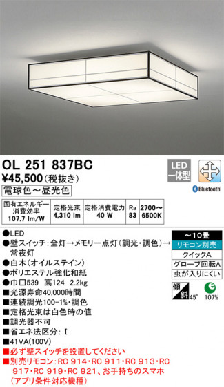 ODELIC ǥå 󥰥饤 OL251837BC ᥤ̿