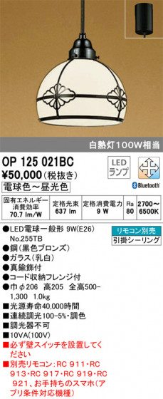ODELIC ǥå ڥȥ饤 OP125021BC ᥤ̿