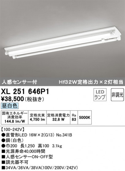 ODELIC ǥå ١饤 XL251646P1 ᥤ̿
