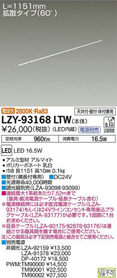 DAIKO ŵ ܾѴ LZY-93168LTW ʼ̿