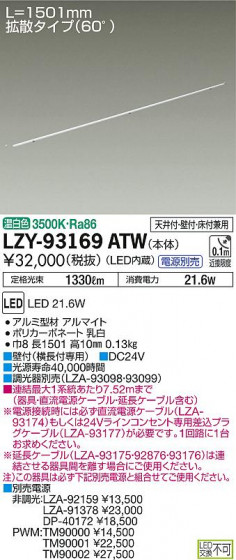 DAIKO ŵ ܾѴ LZY-93169ATW ʼ̿