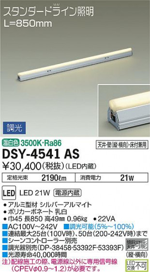 ʼ̿ | DAIKO ŵ ܾѴ DSY-4541AS | ̿䡦ƥꥢΡڥ饤ȥ