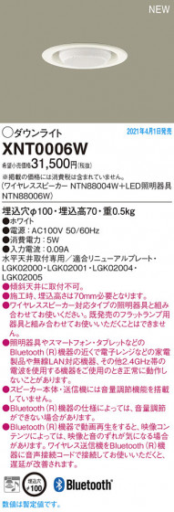 Panasonic 饤 XNT0006W ᥤ̿