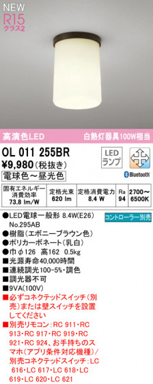 ODELIC ǥå 󥰥饤 OL011255BR ᥤ̿