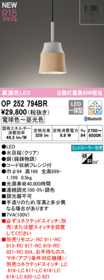 ODELIC ǥå ڥȥ饤 OP252794BR ᥤ̿