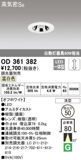 ODELIC ǥå 饤 OD361382 ᥤ̿