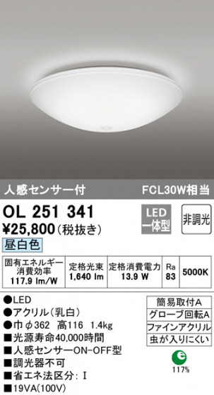 ODELIC ǥå 󥰥饤 OL251341 ᥤ̿