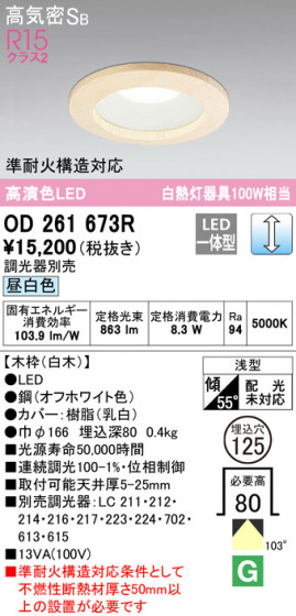ODELIC ǥå 饤 OD261673R ᥤ̿