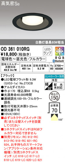 ODELIC ǥå 饤 OD361010RG ᥤ̿
