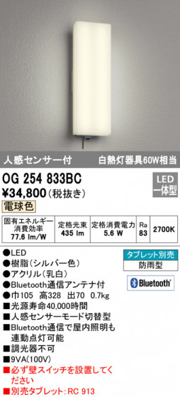 ODELIC ǥå ƥꥢ饤 OG254833BC ᥤ̿