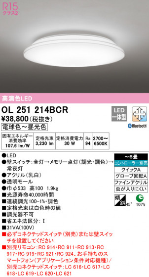 ODELIC ǥå 󥰥饤 OL251214BCR ᥤ̿