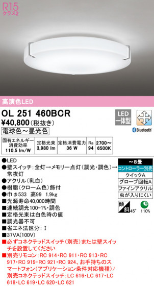 ODELIC ǥå 󥰥饤 OL251460BCR ᥤ̿