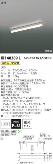 ߾ KOIZUMI ١饤 XH48389L ᥤ̿