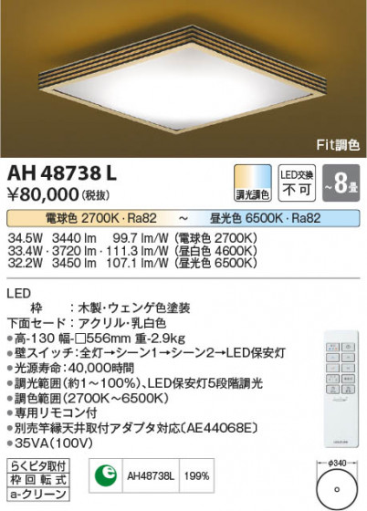 β Koizumi ߾ AH48738L