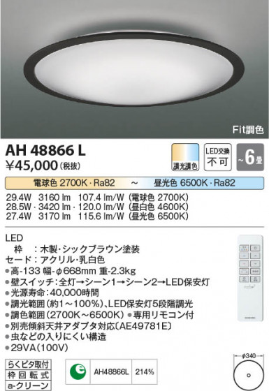 β Koizumi ߾ AH48866L