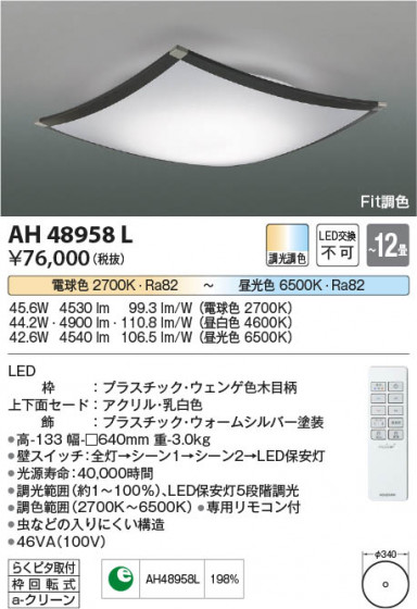 β Koizumi ߾ AH48958L