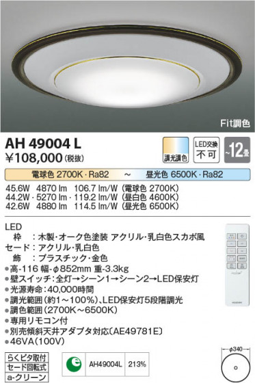 β Koizumi ߾ AH49004L