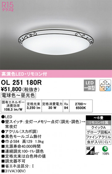 ñʲ | ODELIC ǥå 󥰥饤 OL251180R | LEDη¡ʰ Ҹ