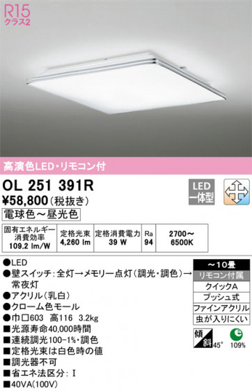 ñʲ | ODELIC ǥå 󥰥饤 OL251391R | LEDη¡ʰ Ҹ