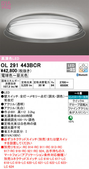 ñʲ | ODELIC ǥå 󥰥饤 OL291443BCR | LEDη¡ʰ Ҹ
