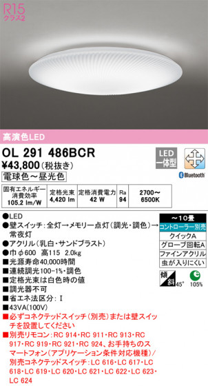 ñʲ | ODELIC ǥå 󥰥饤 OL291486BCR | LEDη¡ʰ Ҹ