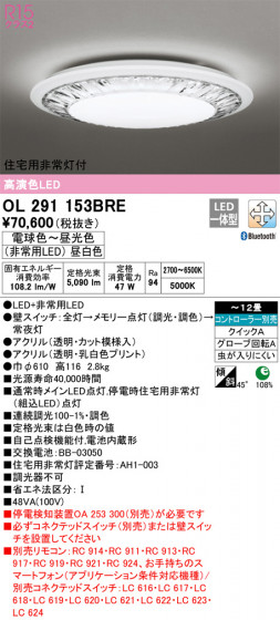 ñʲ | ODELIC ǥå 󥰥饤 OL291153BRE | LEDη¡ʰ Ҹ