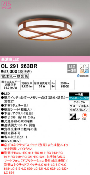 ñʲ | ODELIC ǥå 󥰥饤 OL291263BR | LEDη¡ʰ Ҹ