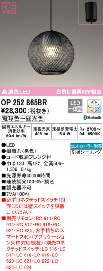 ODELIC ǥå ڥȥ饤 OP252865BR ᥤ̿