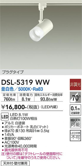 ʼ̿ | DAIKO ŵ ݥåȥ饤 DSL-5319WW