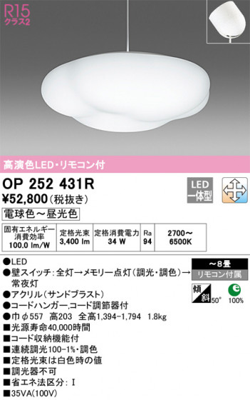 ODELIC ǥå ڥȥ饤 OP252431R ᥤ̿