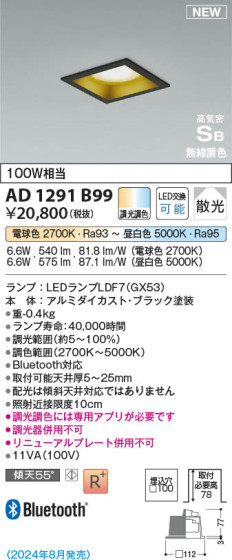 β | Koizumi ߾ ⵤ̩SB饤 AD1291B99