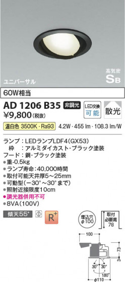 β | Koizumi ߾ ⵤ̩SB˥С饤 AD1206B35