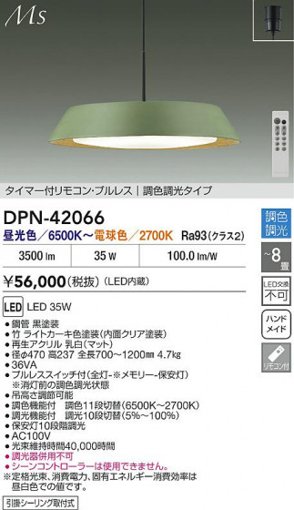 ʼ̿ | DAIKO ŵ LEDĴڥ DPN-42066