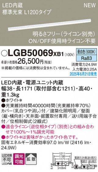 Panasonic ۲ LGB50069XB1 ᥤ̿