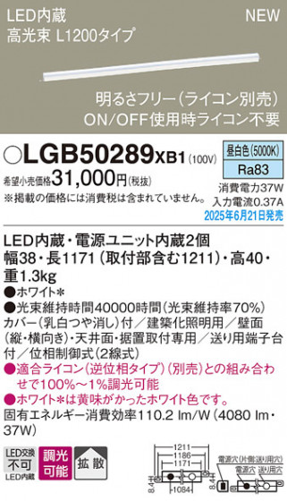 Panasonic ۲ LGB50289XB1 ᥤ̿