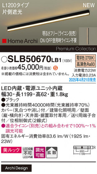 Panasonic ۲ SLB50670LB1 ᥤ̿