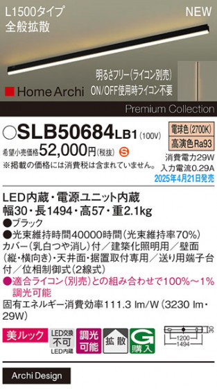 Panasonic ۲ SLB50684LB1 ᥤ̿