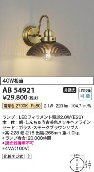 β Koizumi ߾ LED֥饱å AB54921