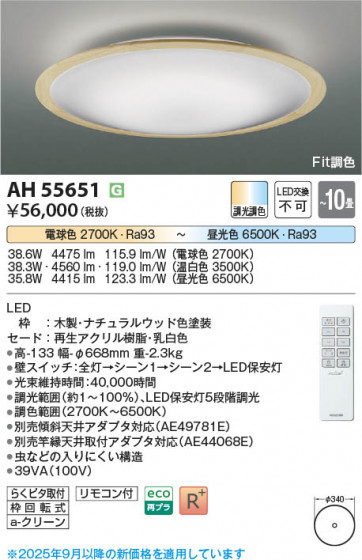 β Koizumi ߾ LED AH55651