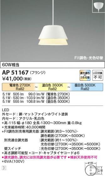 β Koizumi ߾ LEDڥ AP51167