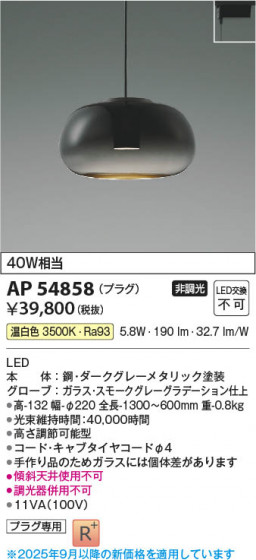 β Koizumi ߾ LEDڥ AP54858