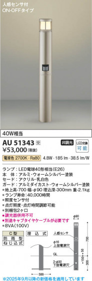 β Koizumi ߾ LEDǥ饤 AU51343
