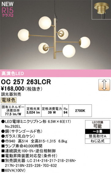 ODELIC ǥå ǥꥢ OC257263LCR ᥤ̿