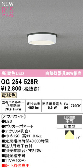 ODELIC ǥå ƥꥢ饤 OG254528R ᥤ̿